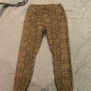 Varley Snakeskin Leggings